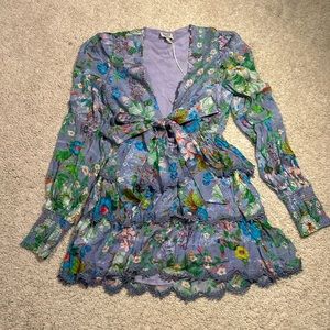 hemant and nandita mini laya lilac dress